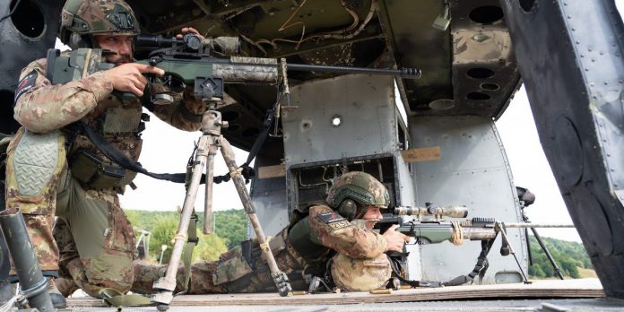 18 countries sent sharpshooters to a US military base in Germany to see who has the best sniper team in Europe