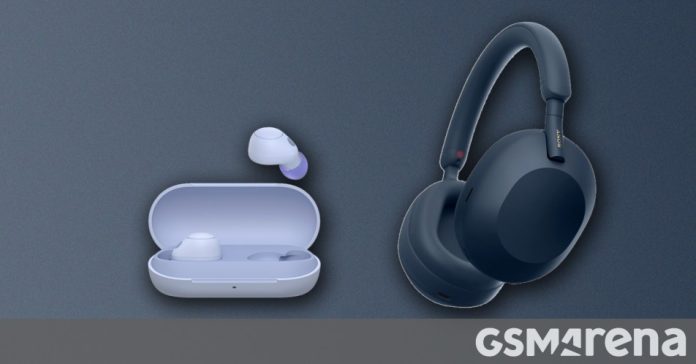 Sony WF-C700 TWS earphones leak, WH-1000XM5 blue version also surfaces
